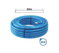 Tube multicouche - SOMATHERM FOR YOU - Ø16, 50m - isolé bleu