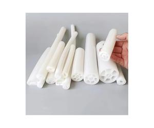 Tube néon LED rond en Silicone de 3 meters, couverture de bande de lumière blanche à 360 ° for décoration DIY(R10 For 5mm PCB)