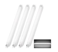 Tube néon LED T8 220 V 15 W 450 mm (1,5 pi), lumière blanche 6500 K, tube de remplacement for lampe anti-moustiques(4pcs)