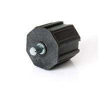 Tube octogonal pour volet roulant en acier- Diam. 40 & 60mm - Recoupable (Embout tube octo, Octo 60 + pivot)