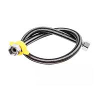 Tube ondulé en acier inoxydable 20/40/60/80/100/150/200cm G1/2 Inch Stainless Steel Nylon Braided Plumbing Hoses Explosion-proof Flexible Shower Hose(Color2,20cm)