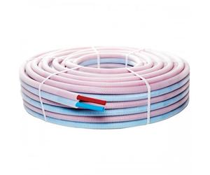 Tube PER duo pré-gainé NF - diamètre 13x16 - 50 mètres BRICOZOR