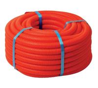 Tube PER - PB TUB - Prégainé 10x12 - Rouge - 25 m - Gainé