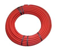 Tube PER pré-gaîné rouge 50 m 13/16 - 113-16-50a
