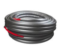 Tube PER prégainé pré-isolé - Ø 16 X 20 - couleur de la gaine : Rouge - Lg de la couronne : 50 mètres