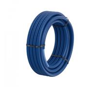 Tube PER-T Betapert gainé bleu 20x1,9 mm - couronne de 50 m COMAP