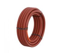 Tube PER-T Betapert gainé rouge 20x1,9 mm - couronne de 50 m COMAP