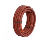 Tube PER-T Betapert gainé rouge 25x2,3 - couronne de 50 m COMAP