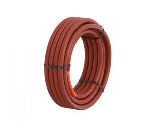 Tube PER-T Betapert gainé rouge 25x2,3 - couronne de 50 m COMAP