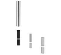 Tube plongeur ASW tube évasé pour siphon tubulaire 100269 32 x 200 mm, laiton chromé