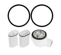 Tube plongeur de rechange Joint, 2 pcs, compatible avec le tube plongeur Viega Domoplex modèle 6928.1-821 articles 290 856 et 317 232 pour la série jusqu'à 1996 et à partir de 2015