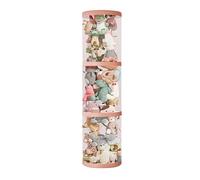 Tube pour animaux en peluche - Organiseur multicouche, grand cylindre de présentation de jouets, solution de rangement durable pour jouets en peluche, accessoires de chambre d'enfant | Rangement