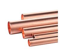 Tube rigide en cuivre pur T2, 20-23mm OD, tuyau creux de haute précision for flux de liquide EDM, 1 pièce(250x20x1.5mm)