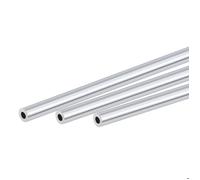 Tube rond en aluminium VOCOSTE 6063 Aluminium Rond Tube 8mm Diamètre Externe 4mm Interne Diamètre 300mm Longueur Tube Tubes 3 Pcs