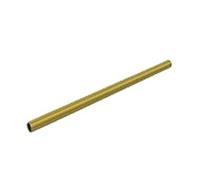 Tube rond en laiton, Tube droit creux en laiton rond de 2,5 mm diamètre extérieur, paroi 0, à,65, longueur 100 500(2.5mmx0.2mmx400mm)
