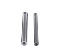 Tube rond rigide en acrylique, Tuyau acrylique 2 pièces Transparent PMMA bricolage PC résistance à la pression de refroidissement par eau plusieurs tailles(49CM*40MM*20MM)