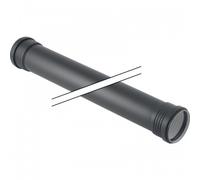 Tube Silent-PP avec deux manchons diam 50 mm - longueur 3 M GEBERIT