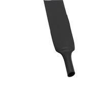 Tube thermorétractable Gaine de Protection thermorétractable for câble 1 m 2:1, Gaine en polyoléfine 600 V(Black,12mm)