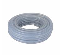 Tube transparent armé Ø intérieur 6mm (rouleau 25m) - DIFF