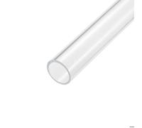 Tube Tuyau SOURCING MAP Acrylique Transparent Rigide Rond Tube 31mm ID 35mm OD pour Lampes et Lanternes, Eau refroidisement Système