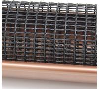 Tubenet pour gouttières de toit - 1 mètre, Ensemble de 5 pièces, Noir