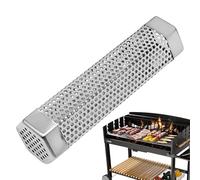 Tubes à granulés pour fumeur - Tube fumé chaud en acier inoxydable, tube à granulés avec de saveur, accessoires de chaleur pour barbecue dans la cour arrière, cuisson