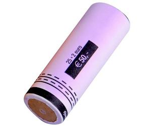 Tubes à Monnaie - Reskal - FA62281 - Pack de 96 - Papier Recy ode Couleur Européen - Écologique