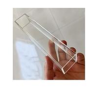 Tubes acryliques transparents rigides Tube carré en acrylique transparent, for fournitures de jardin, conduite d'eau, bricolage, plusieurs tailles(490mm 1pcs,200x200x4mm)