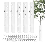 Tubes d'arbre | Respirants et résistants aux UV - Installation rapide - Tubes de protection pour jeunes arbres - Pour boutures, buissons d'extérieur pour pépinières, cour, serres