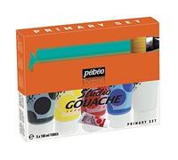 Tubes De Peinture Gouache - Beaux-Arts - Couleurs Primaires - Pébéo - Studio - 5x100ml