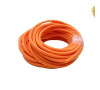 Tubes en Latex Tube Souple Creux en Caoutchouc Noir/Vert foncé, 3/1 m, Longs tuyaux Latex légers for la Maison, 1 pièce(Orange,3METERS*2MM*4MM)