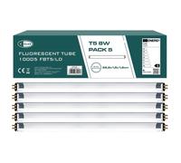 - Tubes Fluorescents, 8W T5, Ampoule T5, Tube Fluorescent, Ampoule, Fluorescent, 28,8 x 1,6 cm Pack 5 (6500k) 8 Watts TUBE LUMINEUX