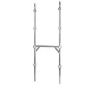 TUBESCA-COMABI - Cadre R3 en H 2,00m acier - Tube Ø45 x 2.2 mm - pour échafaudage R200/M368 - Réf: 04002004