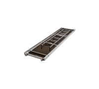 TUBESCA-COMABI - Plancher aluminium/bois à trappe avec échelle 3,00 m x 0,62 m pour échafaudage de maçon M49 - NF