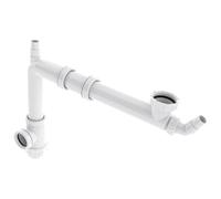Valentin Siphon bouteille Connectic pour évier – prise machine, gain de place 40 mm – 1 pièce
