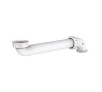 Tubulure extra-plate - VALENTIN - 00 609900 001 00 - Siphon déporté - Entraxe extensible 260 mm - 1""1/4 (33x42)