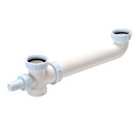 Tubulure polypropylène pour évier 2 cuves - 0204016 NICOLL