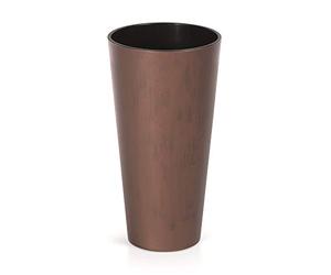 TUBUS SLIM CORTEN 8L. pot, Avec réservoir, dimensions (mm) 200x200x381, couleur Cuivre