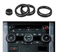 TUCKBOLD Cache-Bouton De Commande De Volume Des Médias De Climatiseur Pour Land Rover Range Rover Evoque 2012-2018 Robuste | Garniture Intérieure Noire 4 Pièces