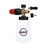 Tucool Racing Canon à mousse réglable de 6,35 mm, connecteur rapide, canon à mousse à neige pour Karcher K2K3K4K5K6K7, pulvérisateur de mousse pour lavage de voiture Karcher K1700 K1800 K1900