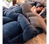 TUCVZVO Couette Polaire 220X240, Edredon Épais Hiver, Couverture Très Chaude Et Super Douce Pour 2 Personnes, C, 220x240 5kg