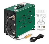 TUDIVING - Compresseur d'air 4500 PSI/300 Bar | Compresseur bicylindre 800 W pour carabine à air comprimé PCP | Gonflage rapide | Arrêt automatique | Compresseur haute pression pour bouteille/fusil