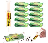 Tue-cafards, piège à cafards, 10 pièges à cafards, 1 appât en gel pour cafards, gel anti-cafards, attrape-insectes naturels, pour cuisine, garage, salle de rangement et autres endroits