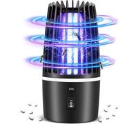 Tue-mouches anti-mouches rechargeable 4000 mAh UV piège à insectes avec lumière LED, intérieur et extérieur, sans danger pour les enfants et les animaux domestiques, pour chambre à coucher, cuisine
