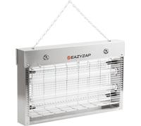 Tue-mouches Eazyzap en acier inoxydable brossé LED 14W