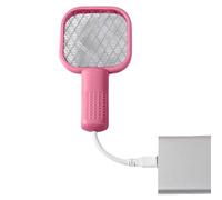 Tue-mouches électrique : attrape-mouches rechargeable, puissante raquette pour appareil de protection portable pour la maison | Grille électrique sûre avec poignée ergonomique pour came.