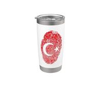 TÜRKIYE TURQUIE EUROPE SPORT FAN TURC FEMMES HOMMES ENFANTS Gobelet isotherme en acier inoxydable double paroi
