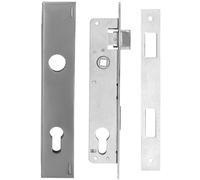 Serrure à mortaiser pour portails, portillons, insert en acier 90/20 mm +