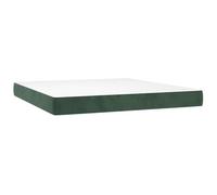 TUERYAFEK Matelas à ressorts ensachés, moyen, 160 x 220 x 20 cm, velours | Housse en velours, noyau à ressorts ensachés, rembourrage en mousse, soutien moyennement ferme
