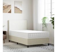 TUERYAFEK Matelas à ressorts ensachés moyennement ferme 100 x 200 cm | 7 zones de couchage, respirant, silencieux, avec extracteur manuel, emballé compressé